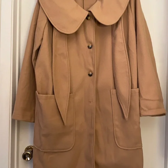 Statement Collar Overcoat - Picture 3 of 5